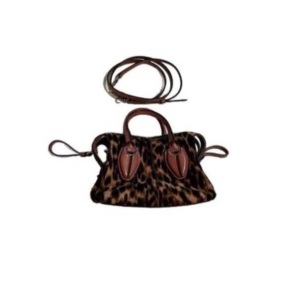TOD's D-Styling Micro Handbag in Leopard - Picture 3 of 9